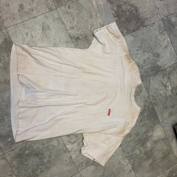 Marlboro White Tee with Cowboy Print